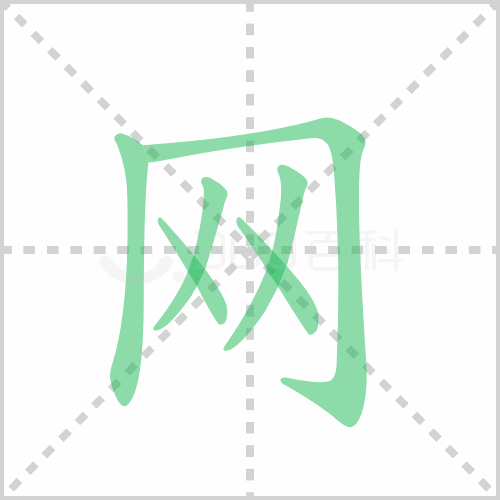 網(wǎng)的筆畫筆順和拼音