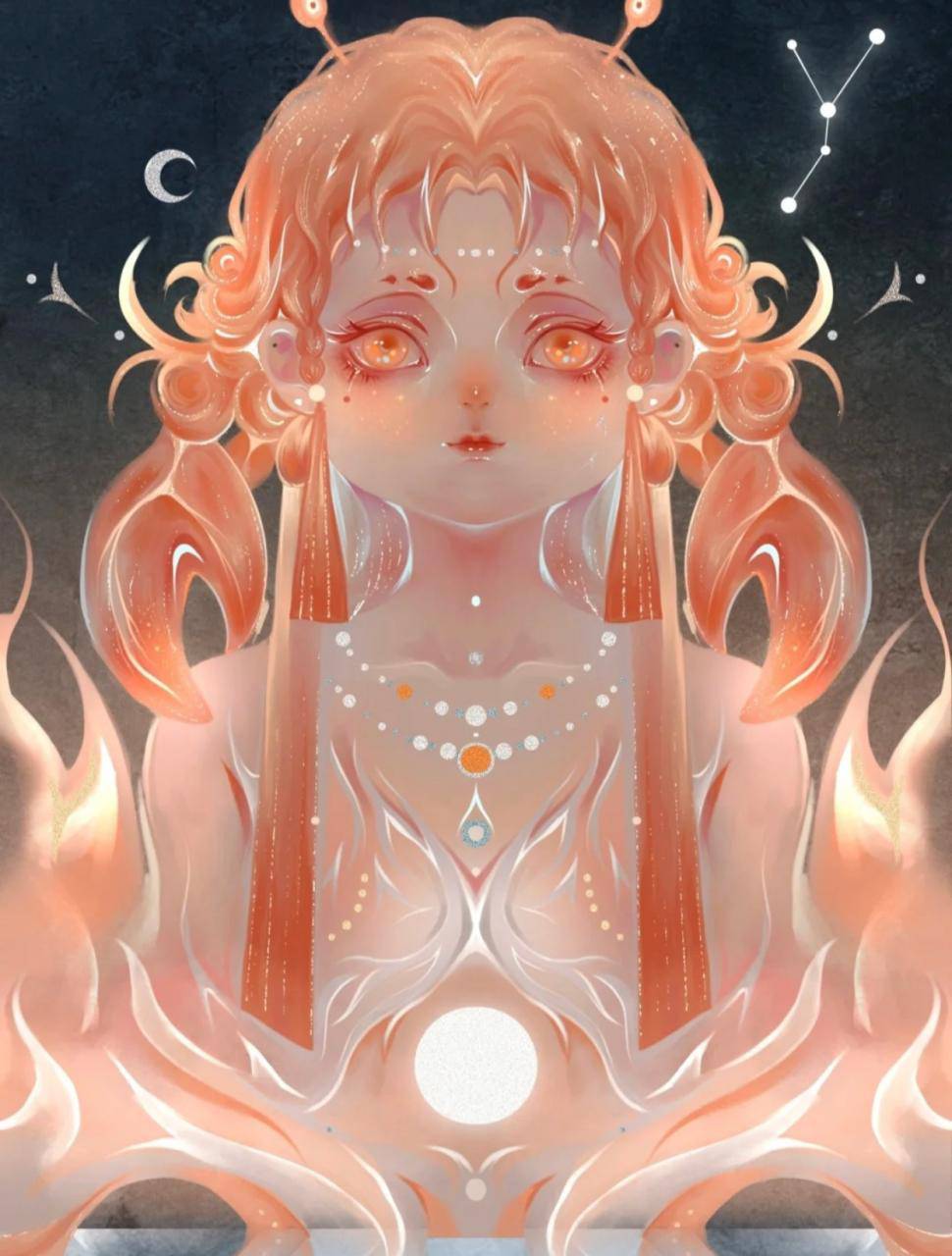 十二星座擬人小惡魔女生頭像