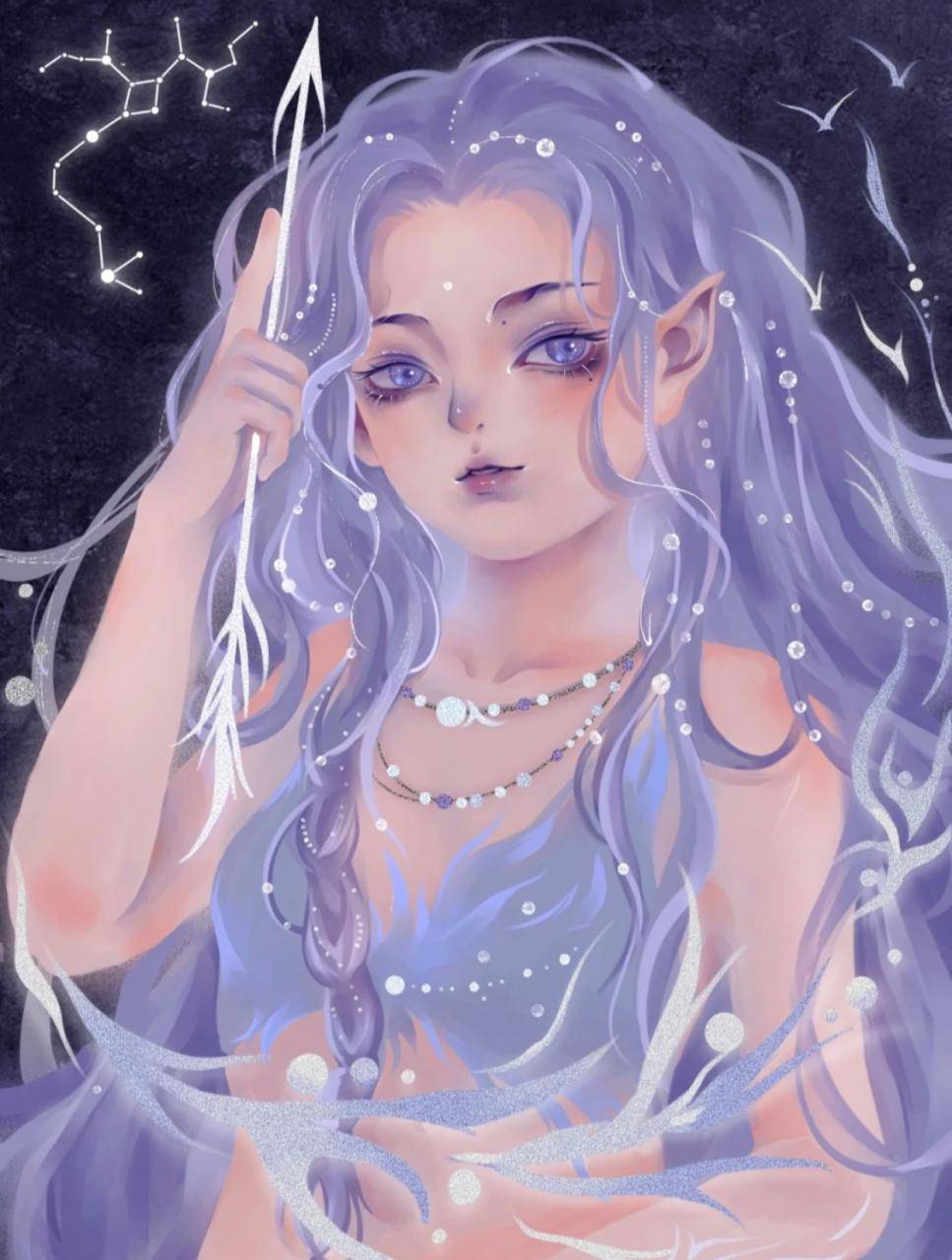 十二星座擬人小惡魔女生頭像