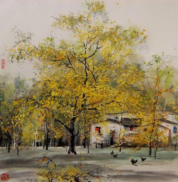 靜謐優(yōu)美——一組讓人心靈寧靜的唯美國畫作品（圖）
