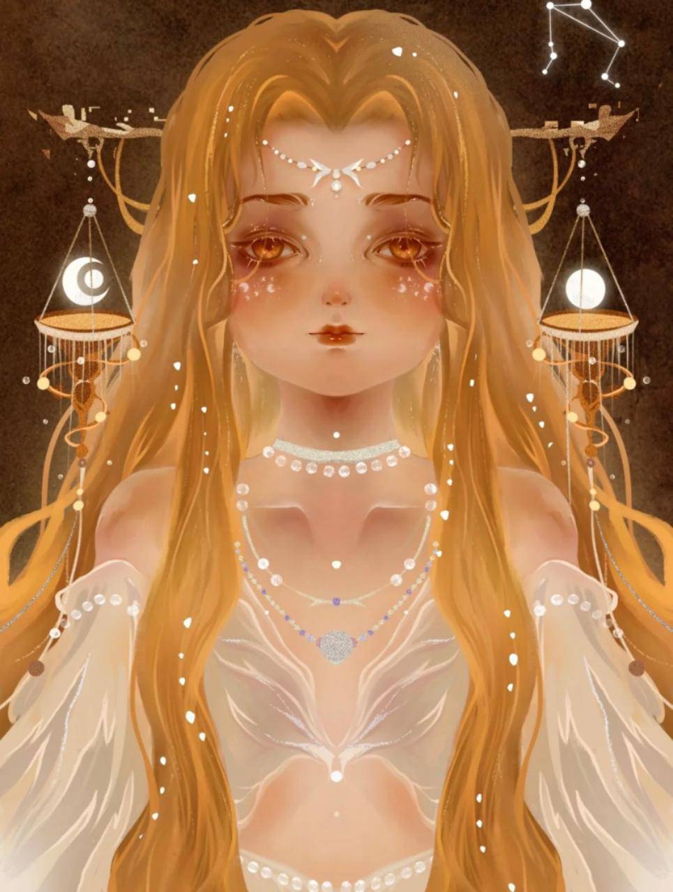十二星座擬人小惡魔女生頭像