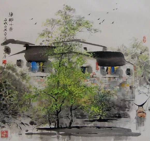 靜謐優(yōu)美——一組讓人心靈寧靜的唯美國畫作品（圖）