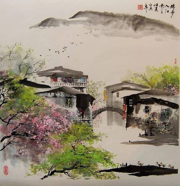 靜謐優(yōu)美——一組讓人心靈寧靜的唯美國畫作品（圖）