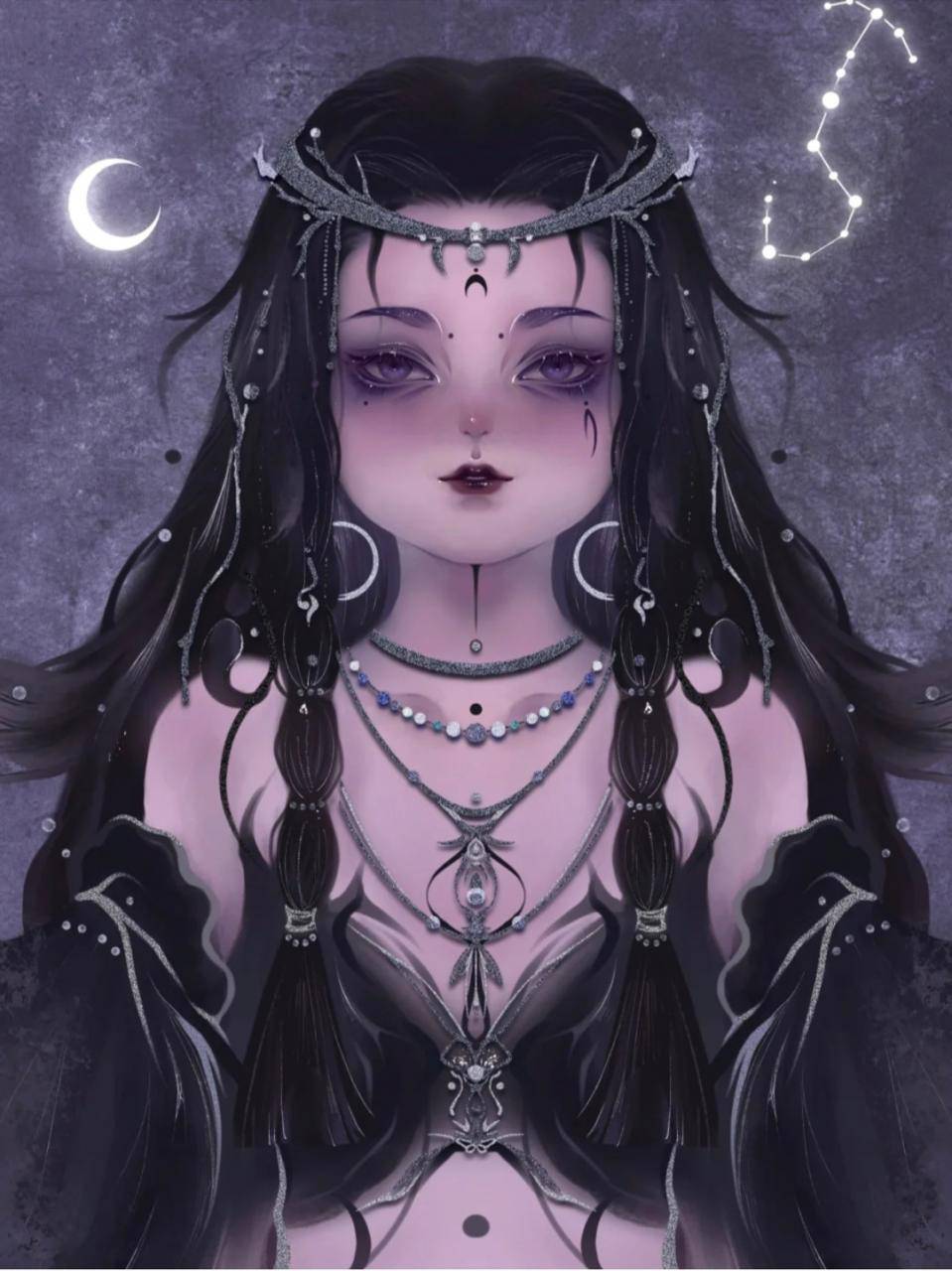 十二星座擬人小惡魔女生頭像