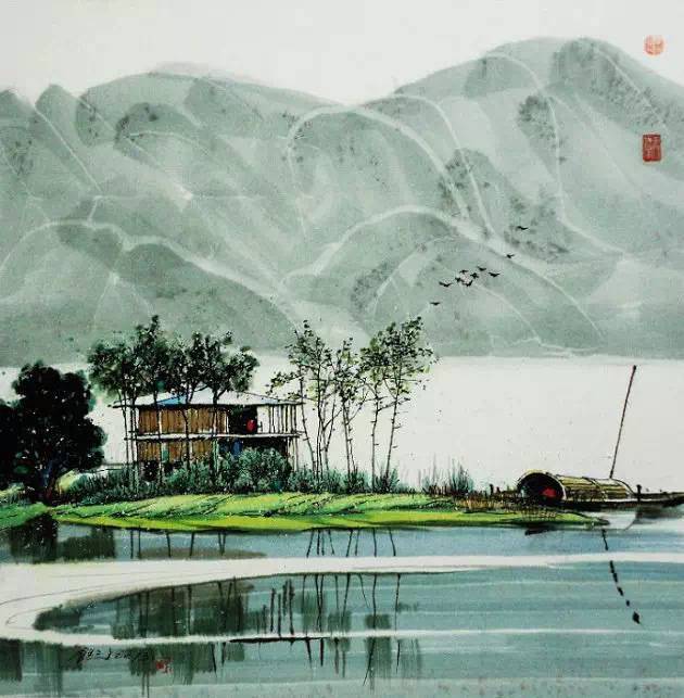 靜謐優(yōu)美——一組讓人心靈寧靜的唯美國畫作品（圖）