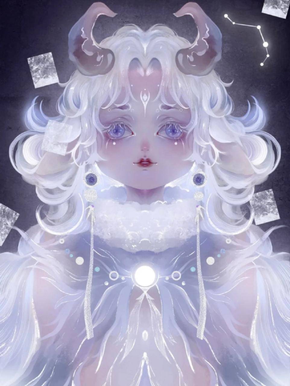 十二星座擬人小惡魔女生頭像