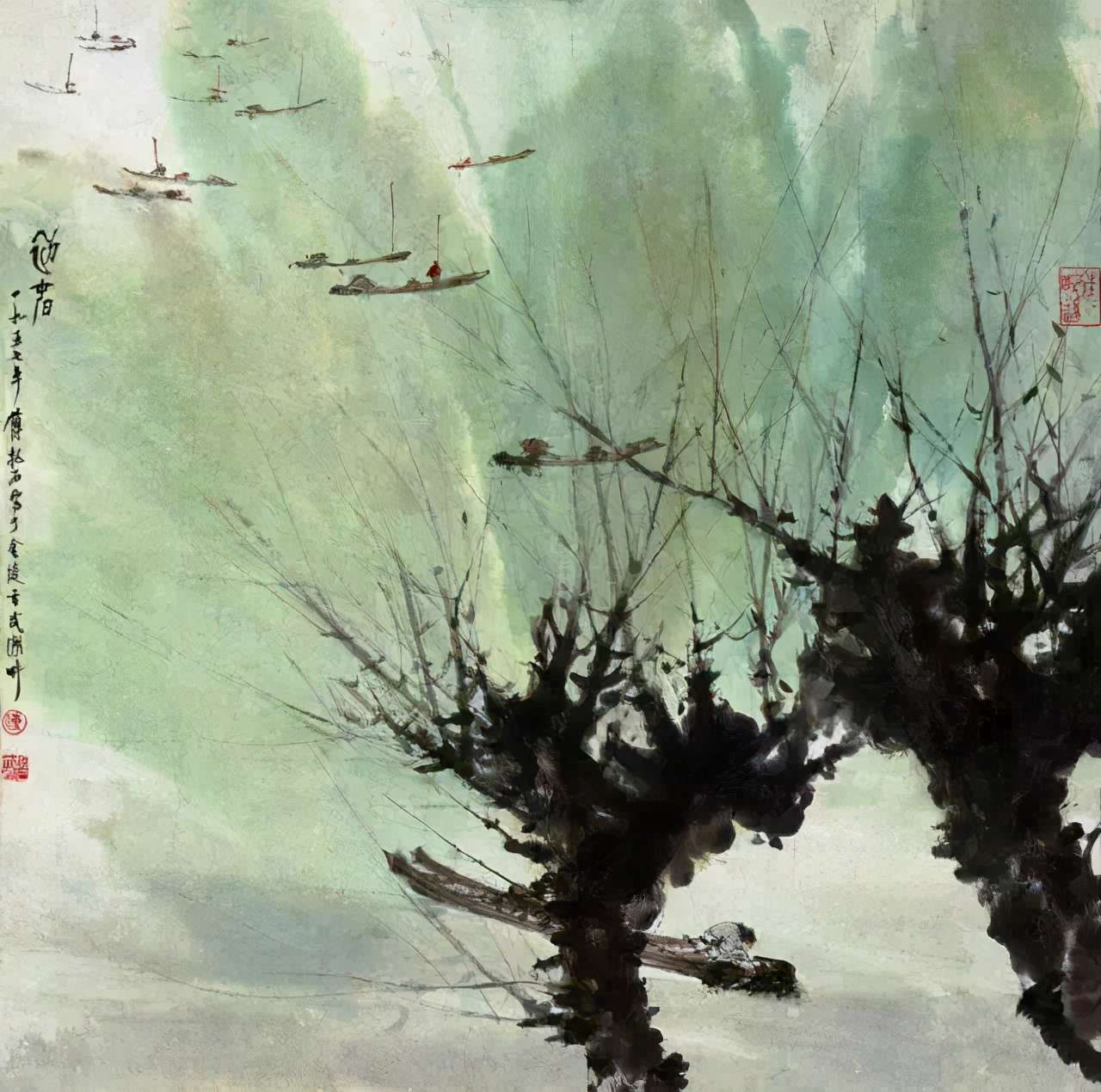 春光無限好——一組關于春天的國畫作品（圖）
