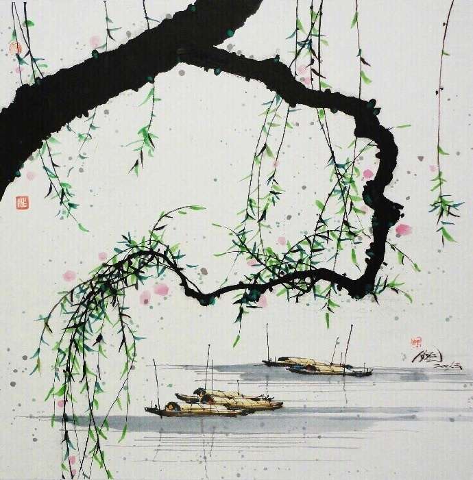 春光無限好——一組關于春天的國畫作品（圖）