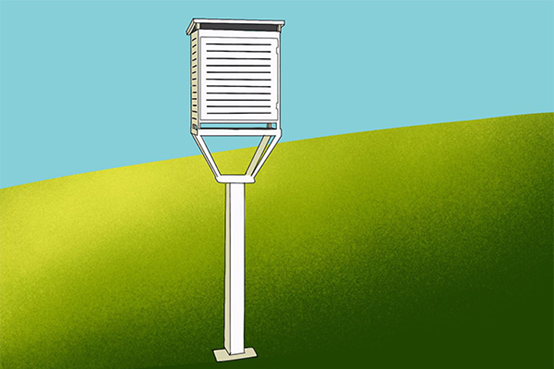 觀測氣象用的百葉箱為什么漆成白色(觀察氣象信息要用百葉箱)