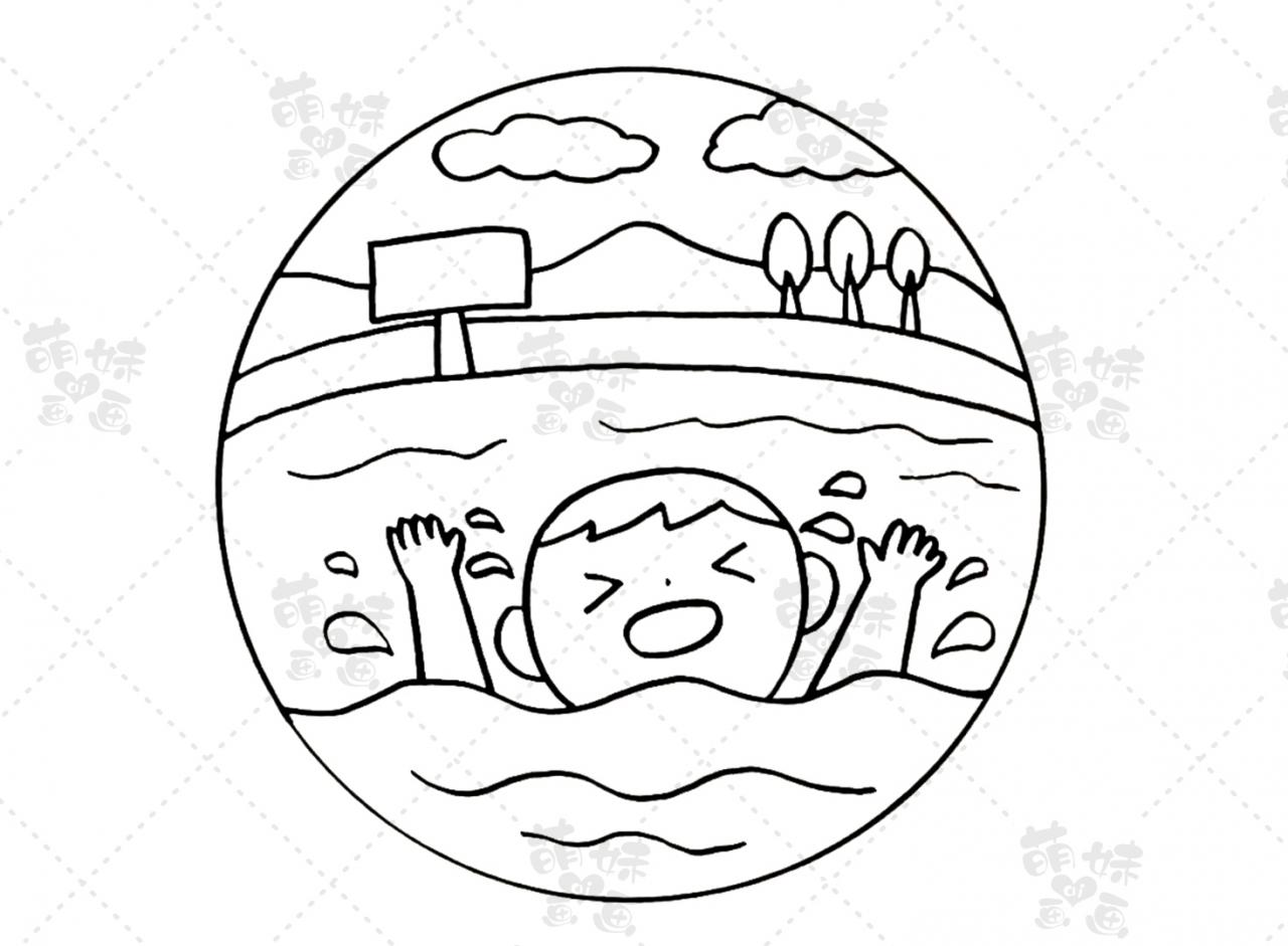 防溺水手抄報大全圖片(簡單的小學生預防溺水手抄報)