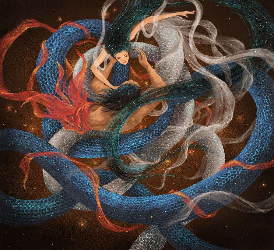 伏羲和女媧的關(guān)系（女媧伏羲為什么雌雄同體）