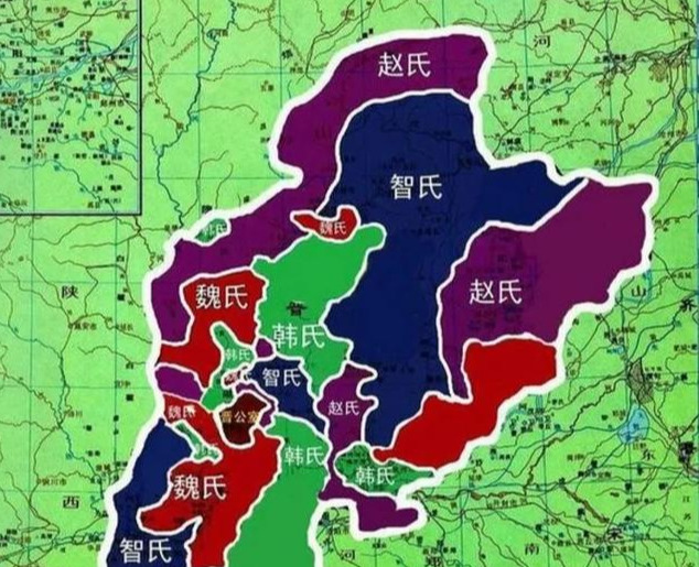 三家分晉哪三家（韓趙魏三家分晉地圖）