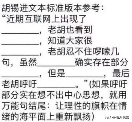 胡錫進是什么人什么職務(胡錫進到底代表個人還是官方)