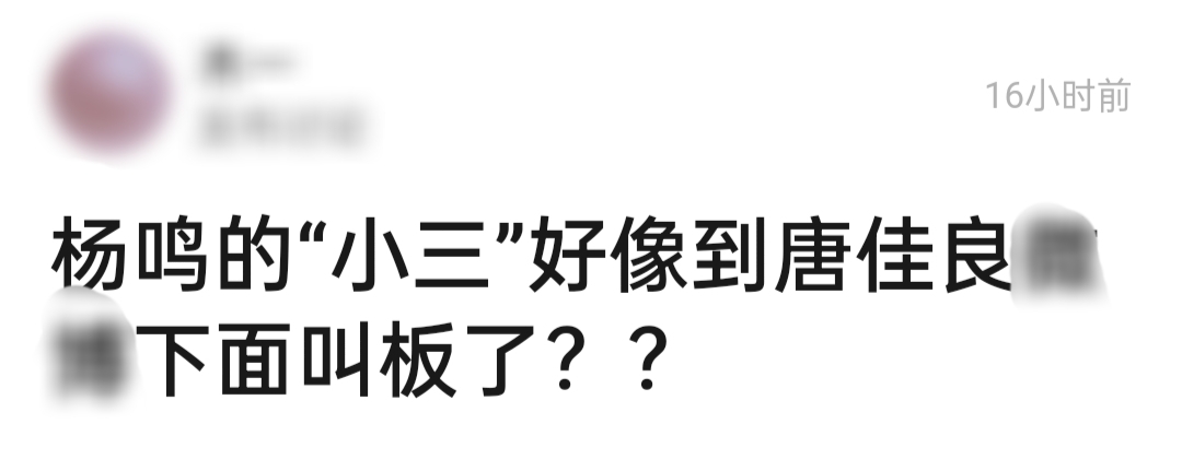 楊鳴為什么和唐佳良結婚(CBA教練楊鳴小三怒撕原配)