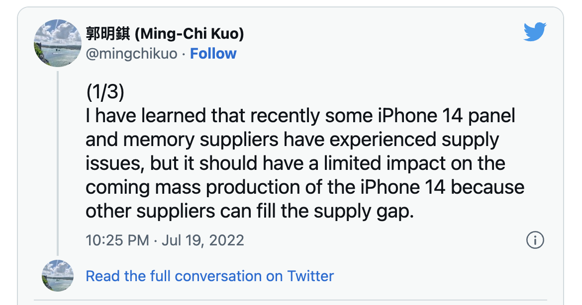 iPhone 14要來了，9月13日見