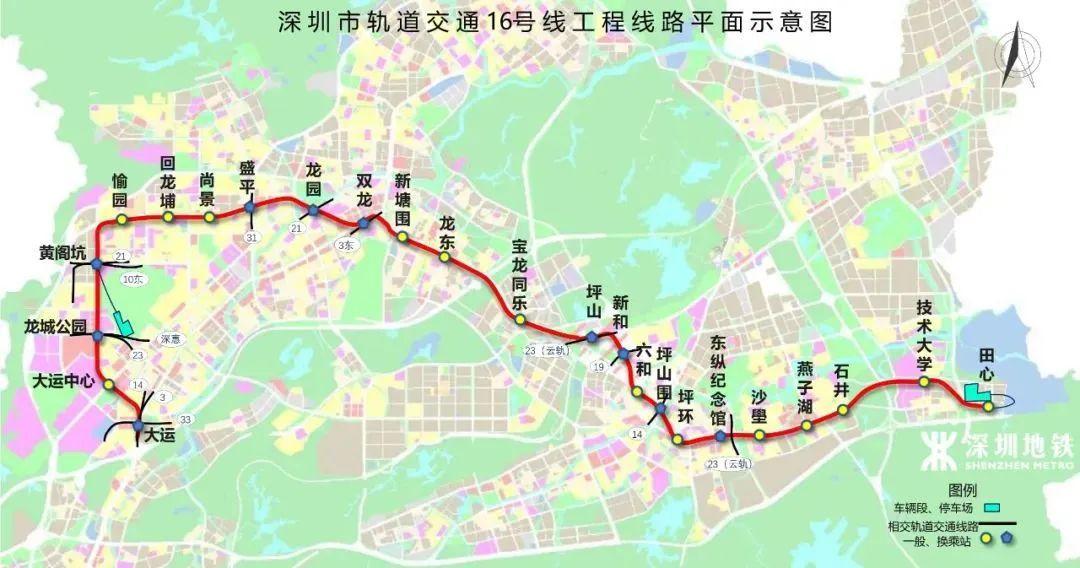 深圳地鐵線路圖 深圳地鐵2022年線路圖