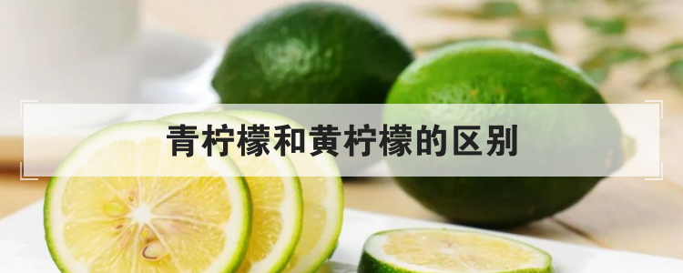 青檸檬和黃檸檬的區(qū)別，黃檸檬和青檸檬的區(qū)別是什么