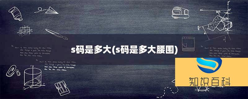 s碼是多大(s碼是多大腰圍)