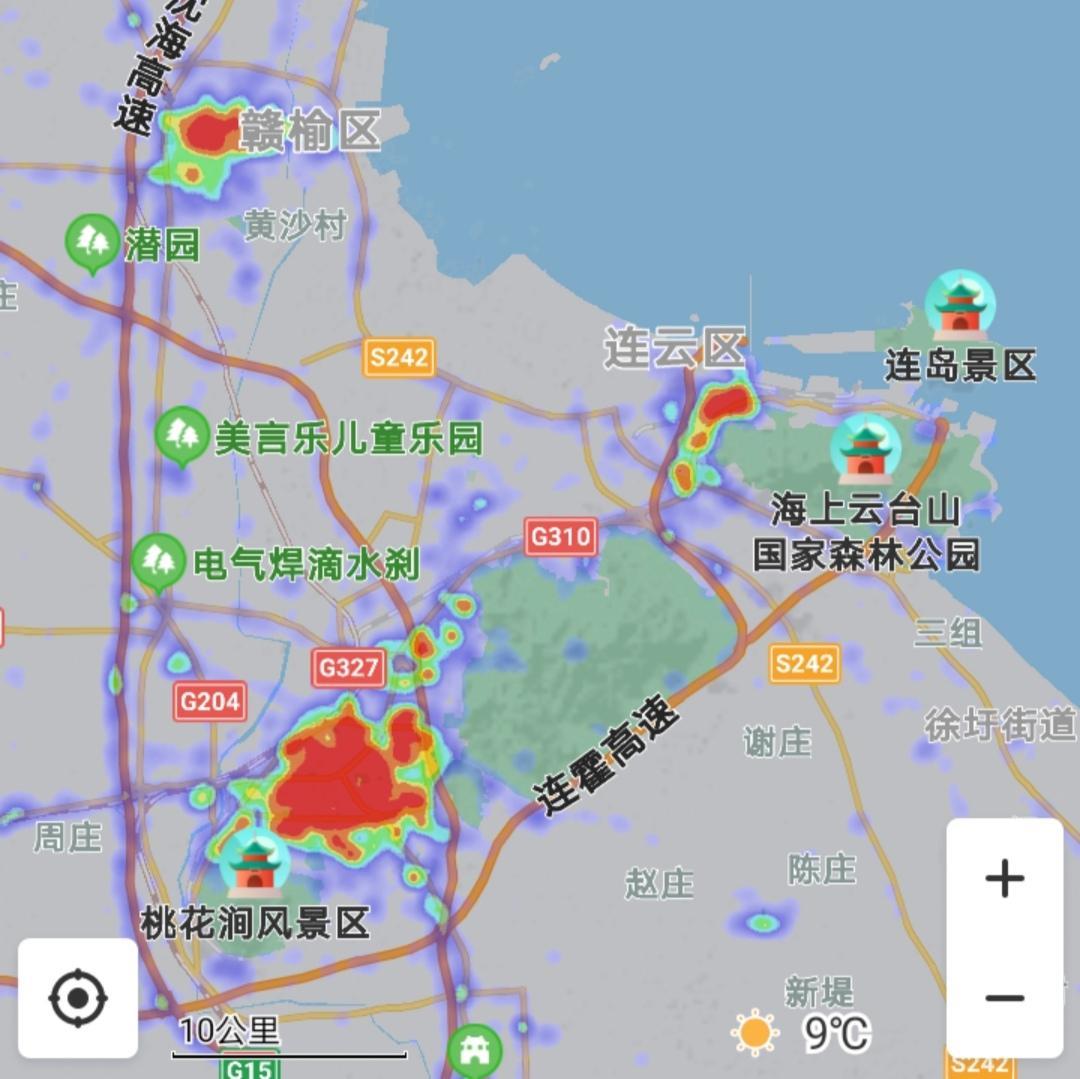 中國最開放的城市排名(沿海開放城市熱力圖比較)