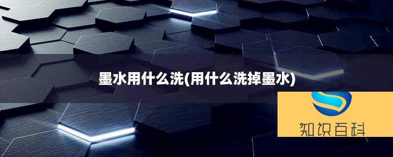 墨水用什么洗(用什么洗掉墨水)