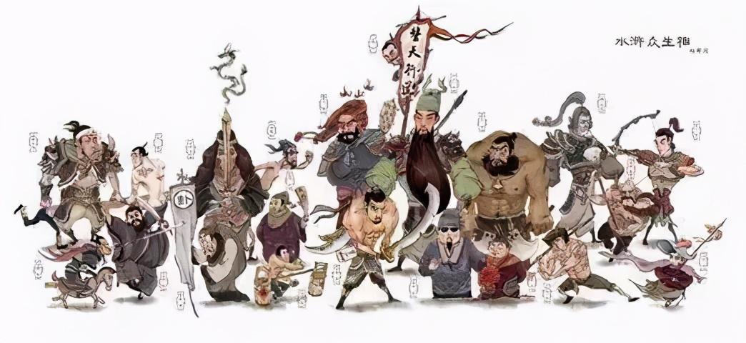 水滸傳108位好漢的名字和綽號 附108將排名和簡介